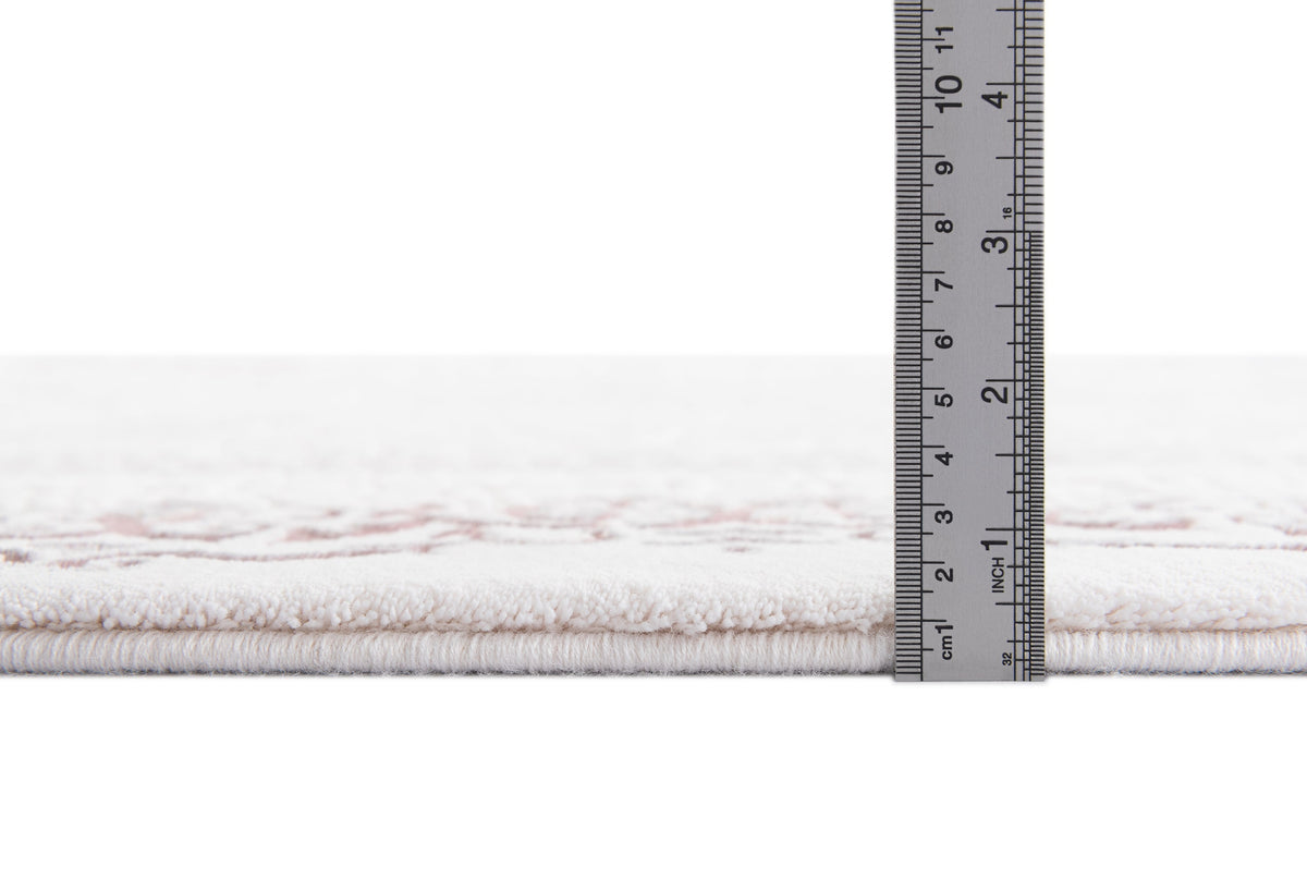 Rechteck Luxus Teppich Arosa in Weiss von Hadorn™ - Lifestyle Image