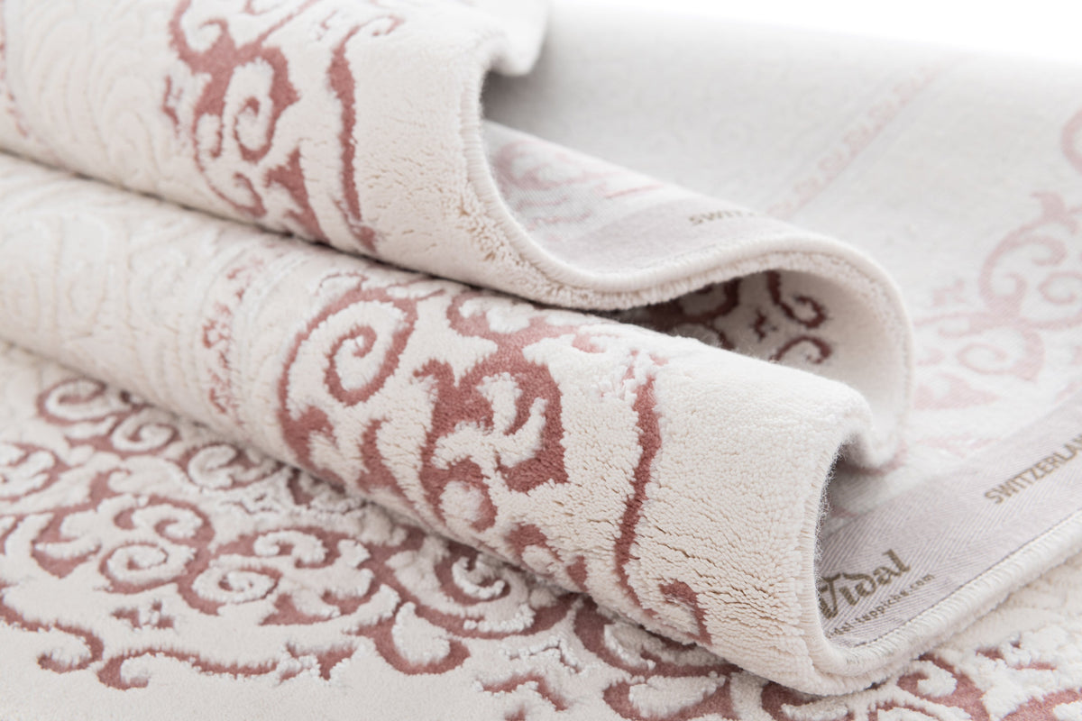 Rechteck Luxus Teppich Arosa in Weiss von Hadorn™ - Lifestyle Image