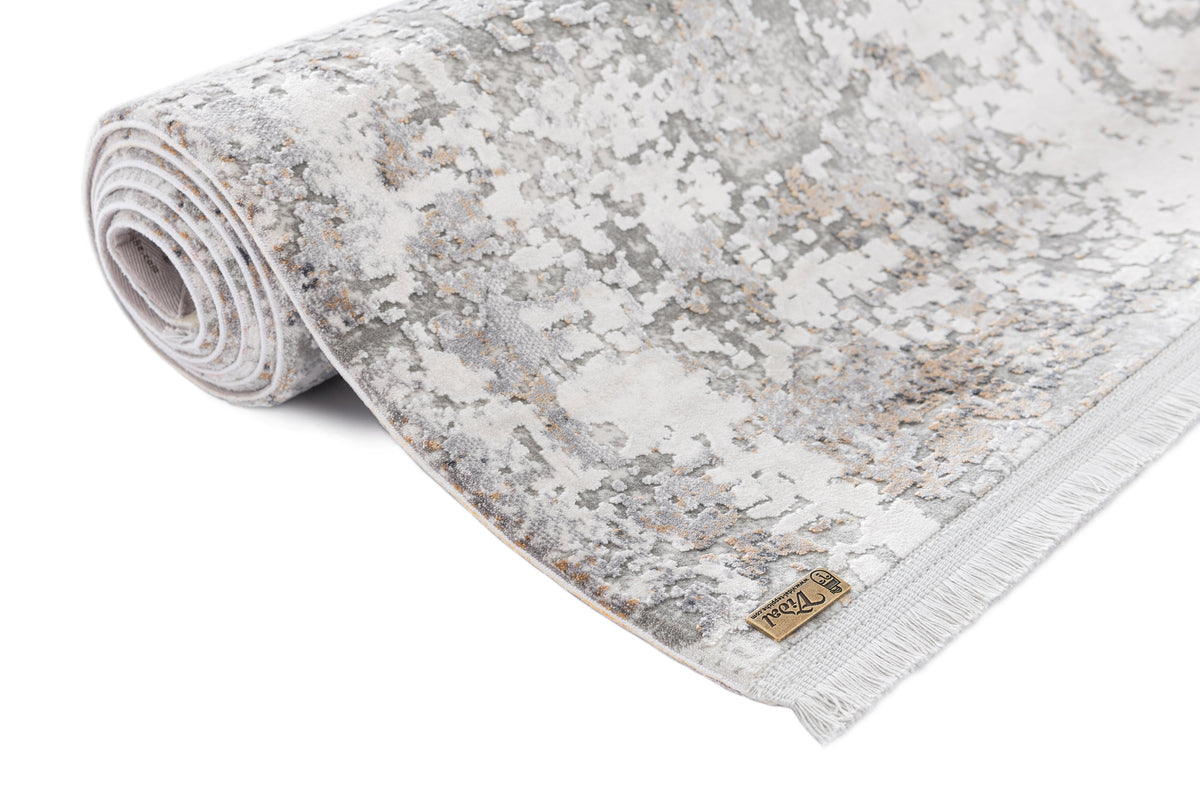 Rechteck Luxus Teppich Flims in Grau von Hadorn™ - Lifestyle Image