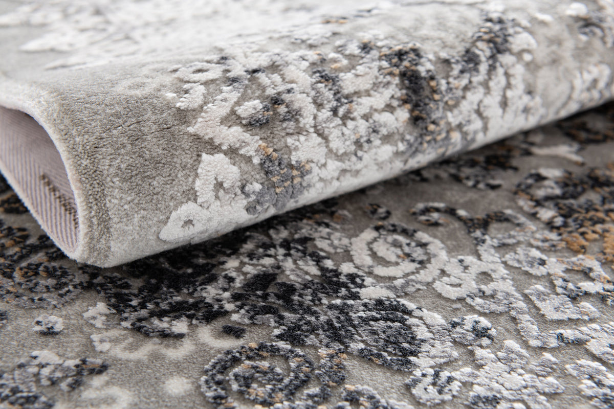 Läufer Luxus Teppich Flims in Grau von Hadorn™ - Lifestyle Image
