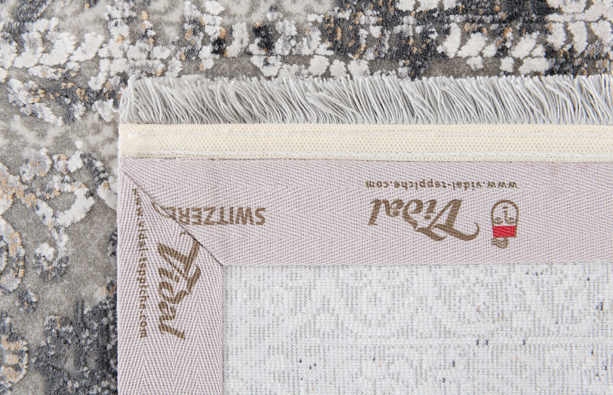 Läufer Luxus Teppich Flims in Grau von Hadorn™ - Lifestyle Image