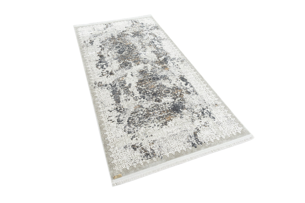 Läufer Luxus Teppich Flims in Grau von Hadorn™ - Lifestyle Image