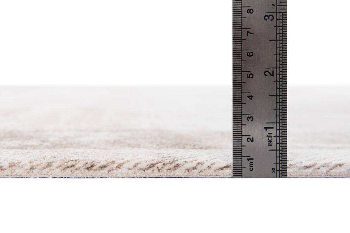 Rechteck Luxus Teppich Airolo in Creme von Hadorn™ - Lifestyle Image