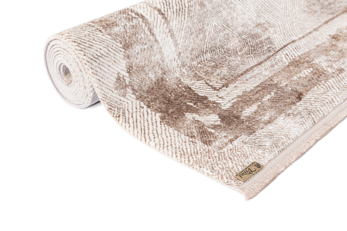 Rechteck Luxus Teppich Airolo in Creme von Hadorn™ - Lifestyle Image