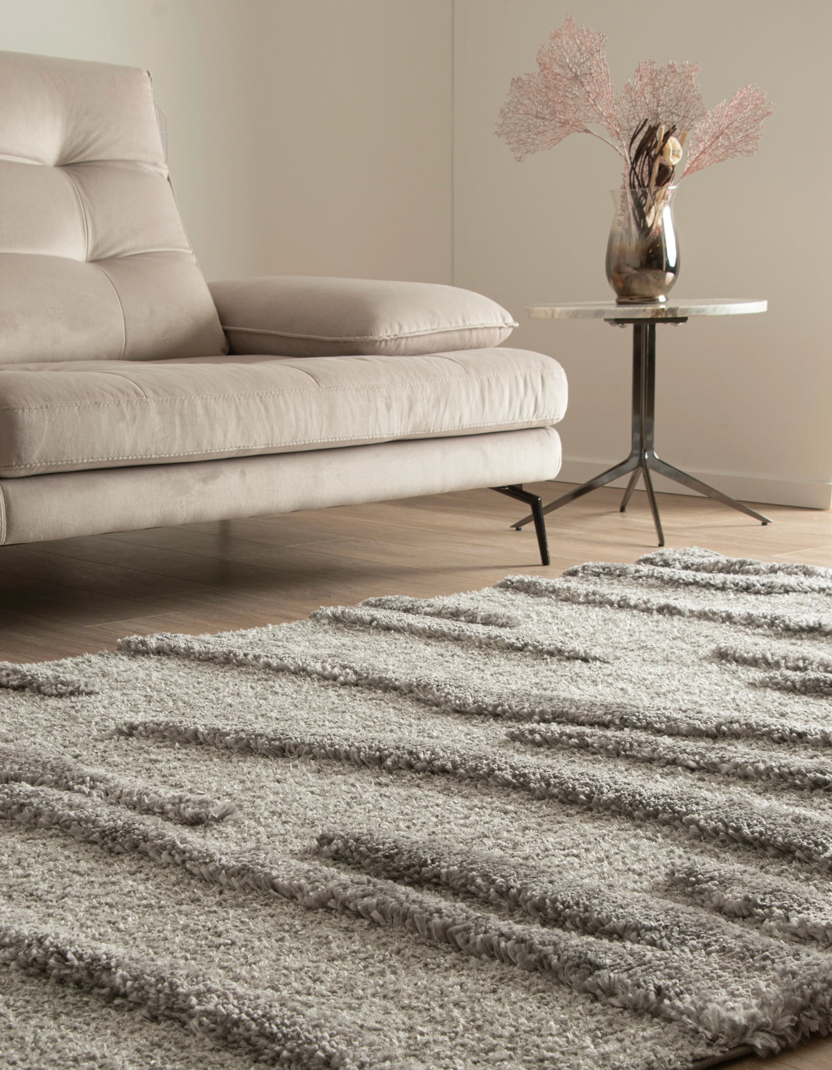 Rechteck Teppich Thun Arbor in Grau von Hadorn™ - Lifestyle Image