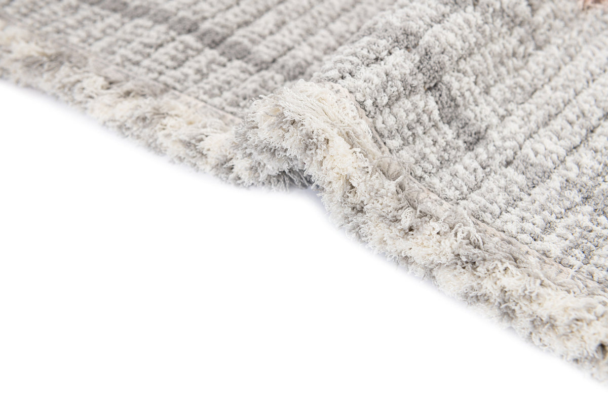 Rechteck Teppich St. Gallen Folklore in Grau von Hadorn™ - Lifestyle Image