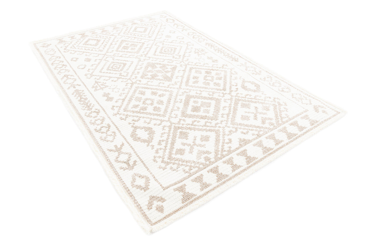 Läufer Teppich St. Gallen Folklore in Weiss von Hadorn™ - Lifestyle Image