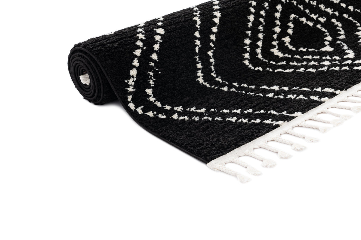 Läufer Teppich Frauenfeld Vaiana in Schwarz von Hadorn™ - Lifestyle Image