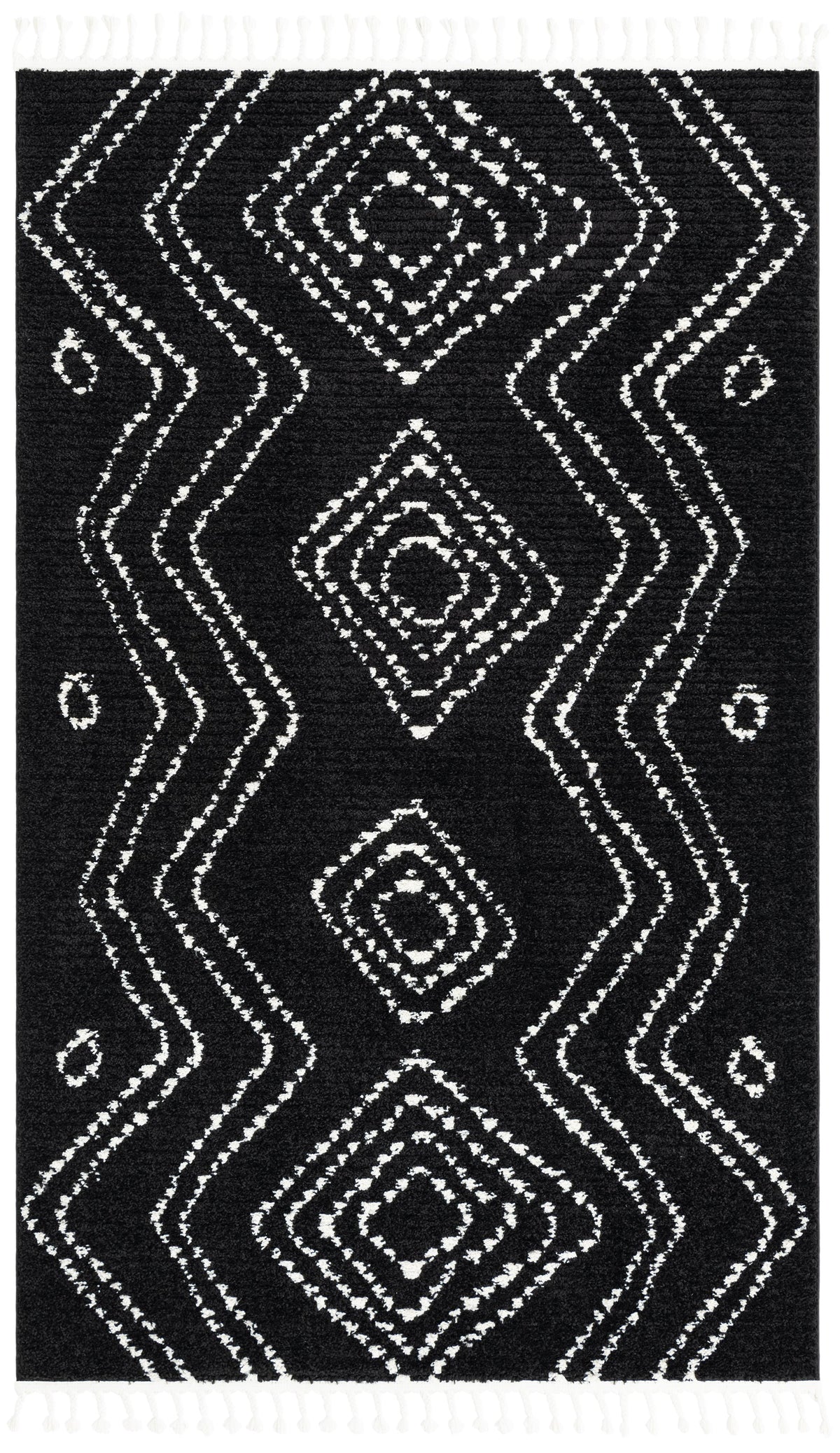 Rechteck Teppich Frauenfeld Vaiana in Schwarz von Hadorn™ - Lifestyle Image