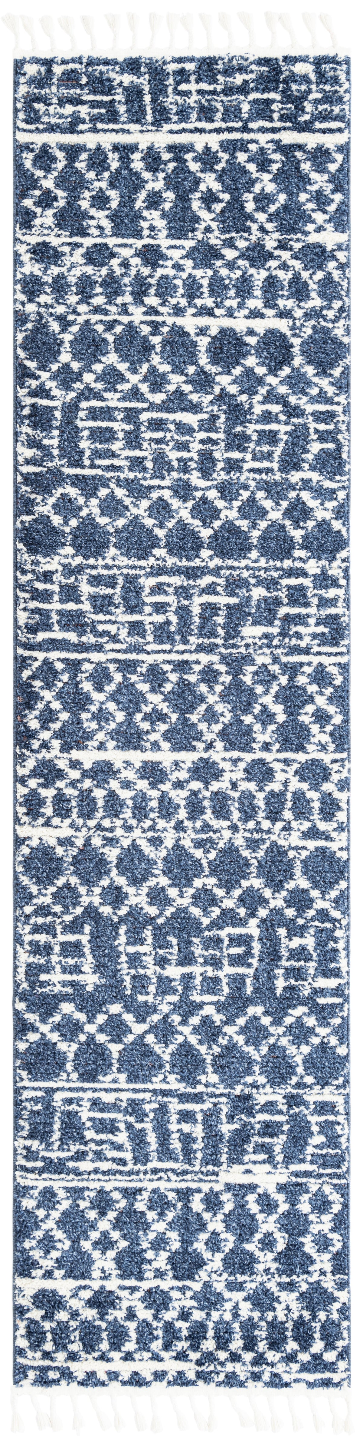 Läufer Teppich Frauenfeld Diamond in Blau von Hadorn™ - Lifestyle Image