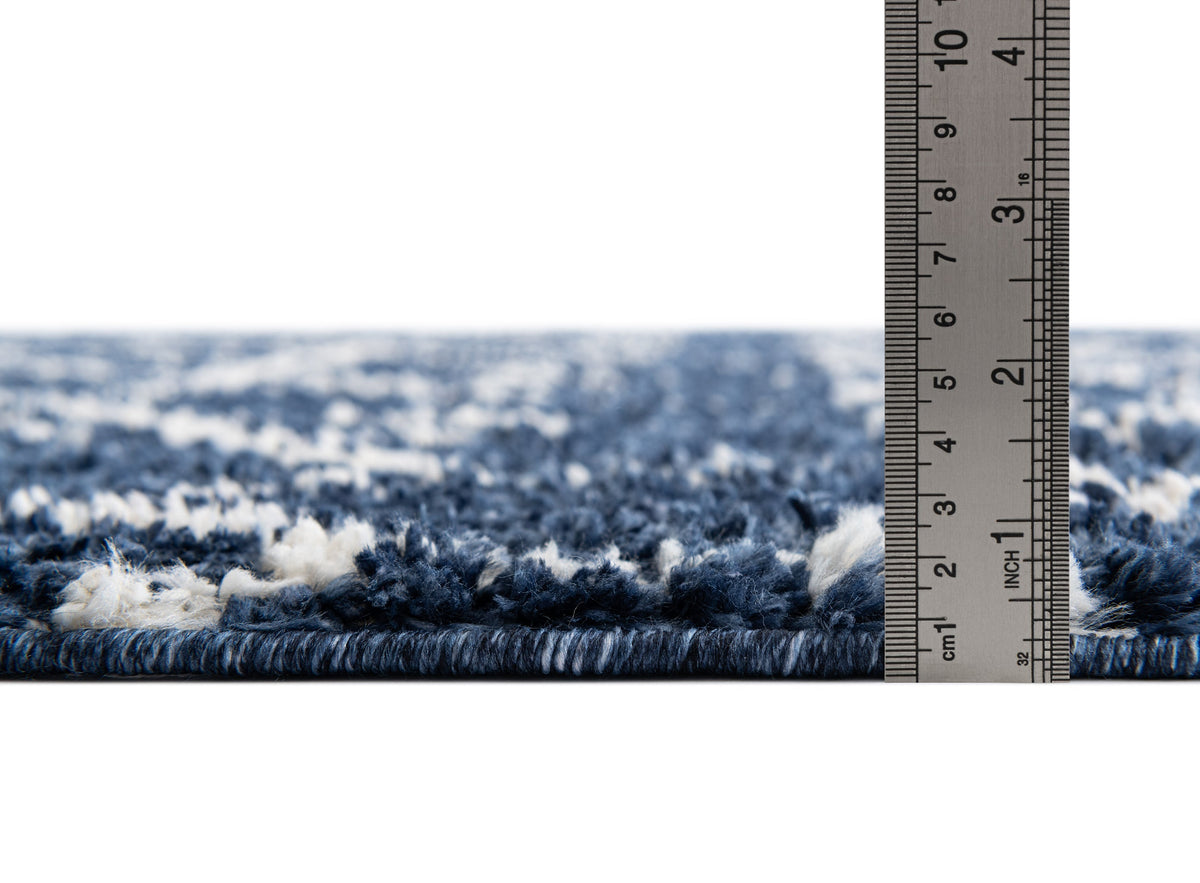 Rechteck Teppich Frauenfeld Diamond in Blau von Hadorn™ - Lifestyle Image