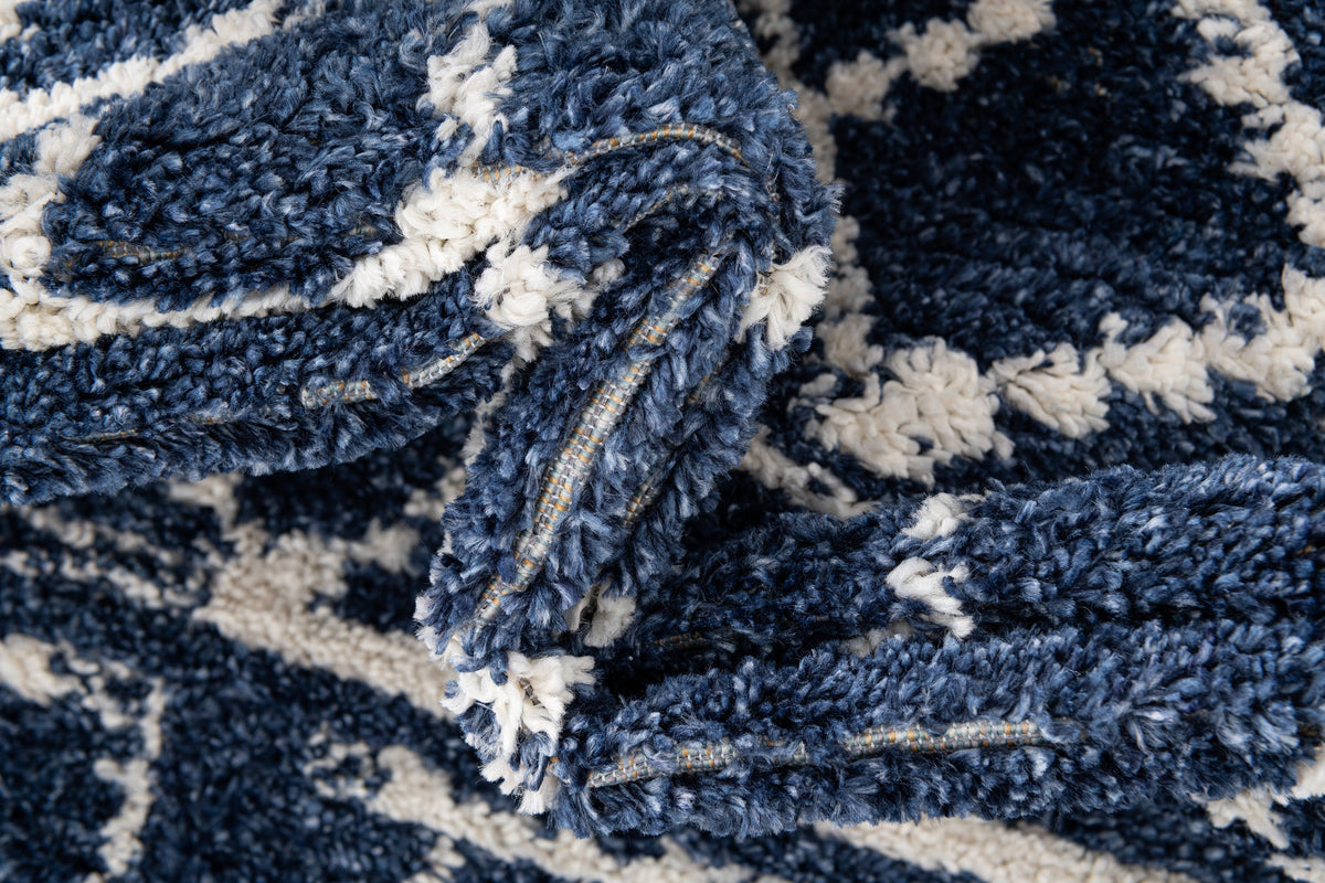 Läufer Teppich Frauenfeld Diamond in Blau von Hadorn™ - Lifestyle Image