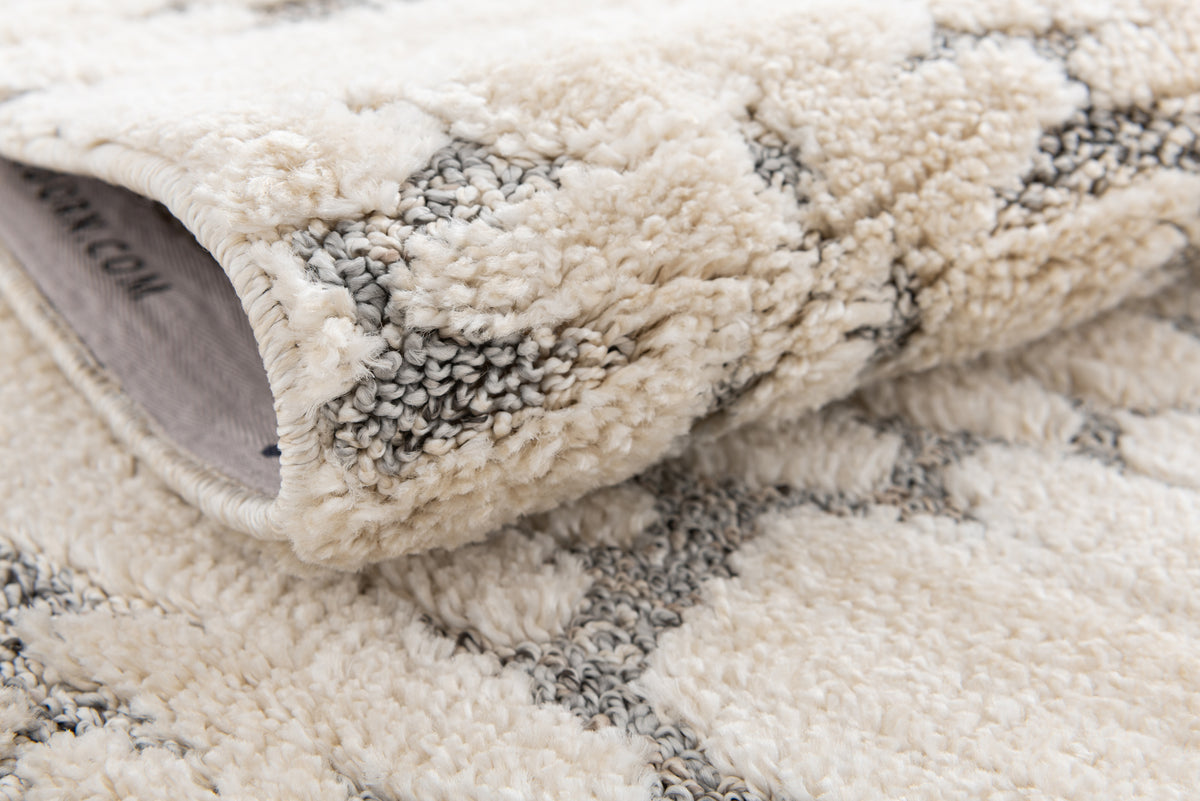 Rechteck Teppich Vevey in Weiss von Hadorn™ - Lifestyle Image