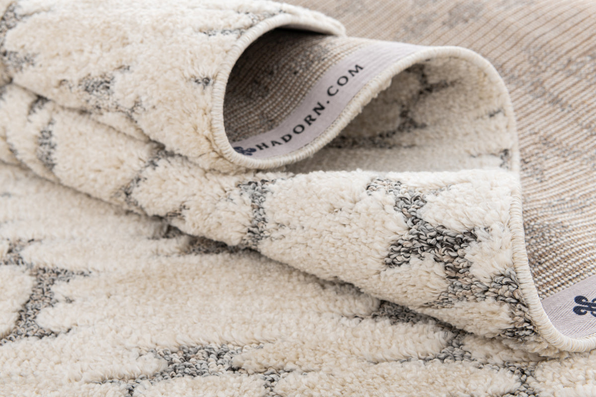 Rechteck Teppich Vevey in Weiss von Hadorn™ - Lifestyle Image