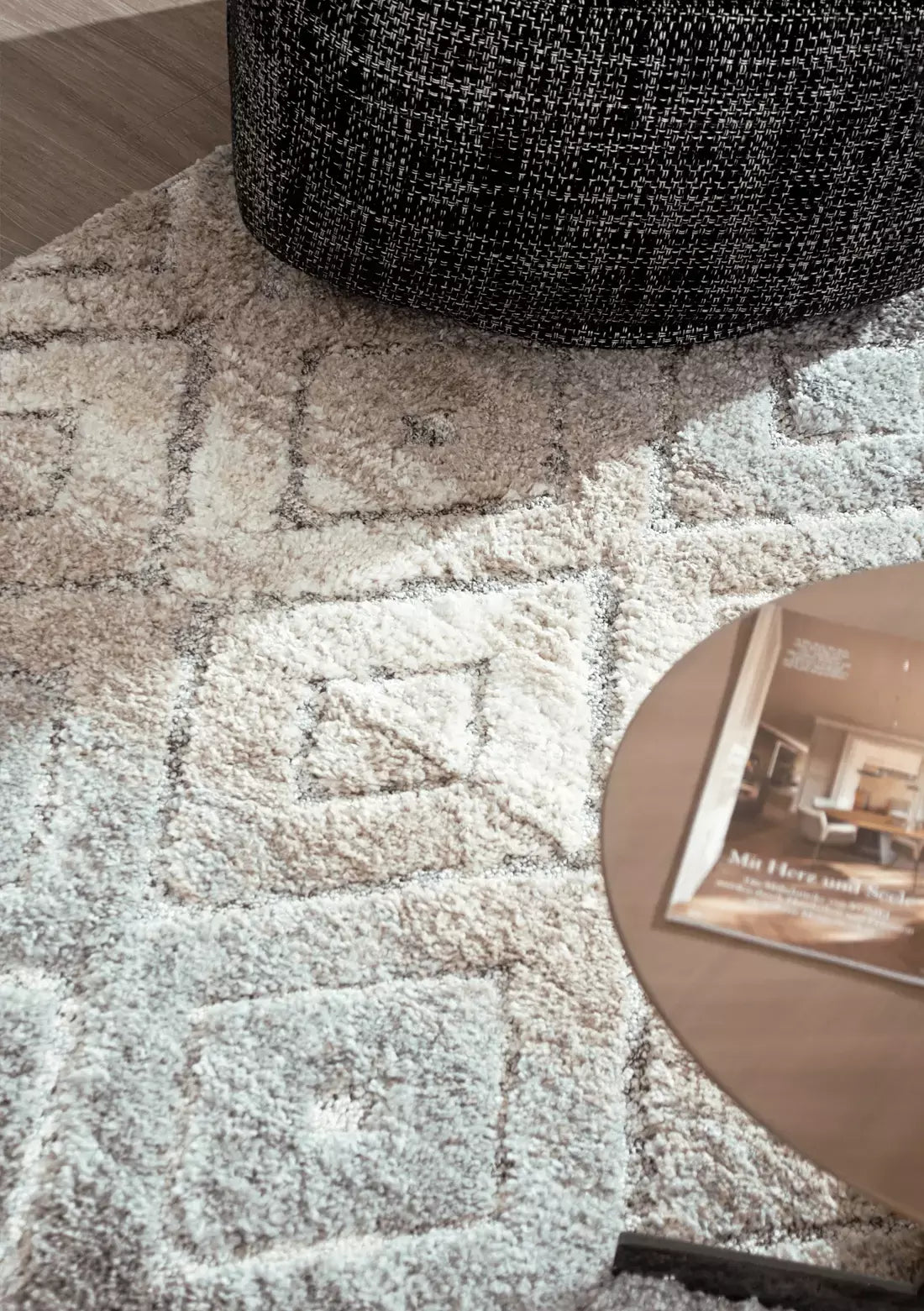 Rechteck Teppich Vevey in Grau von Hadorn™ - Lifestyle Image