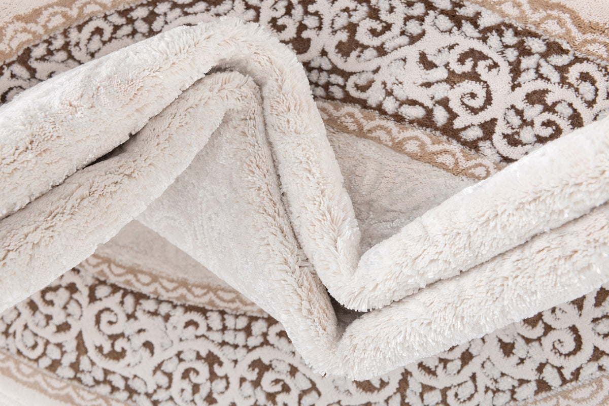 Rechteck Luxus Teppich Arosa in Weiss von Hadorn™ - Lifestyle Image