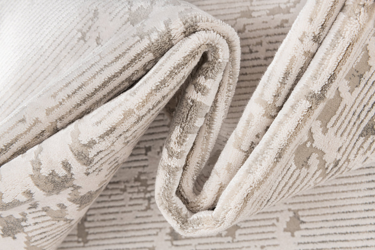 Rechteck Luxus Teppich Chiasso in Creme von Hadorn™ - Lifestyle Image