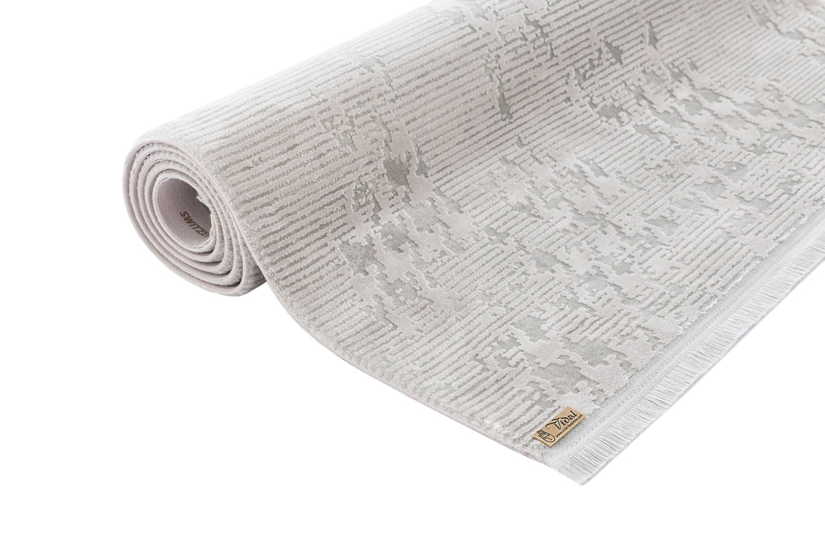 Rechteck Luxus Teppich Chiasso in Grau von Hadorn™ - Lifestyle Image
