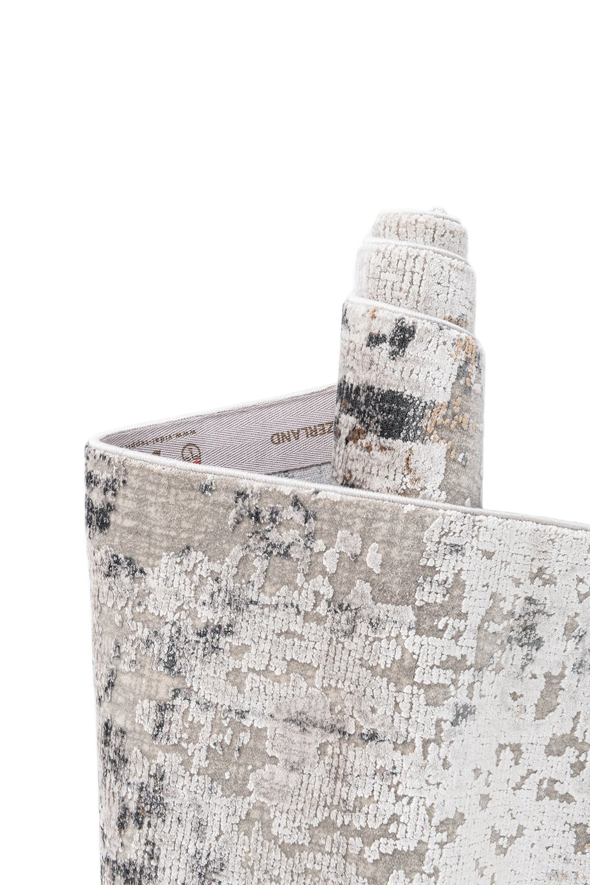 Rechteck Luxus Teppich Basel in Grau von Hadorn™ - Lifestyle Image