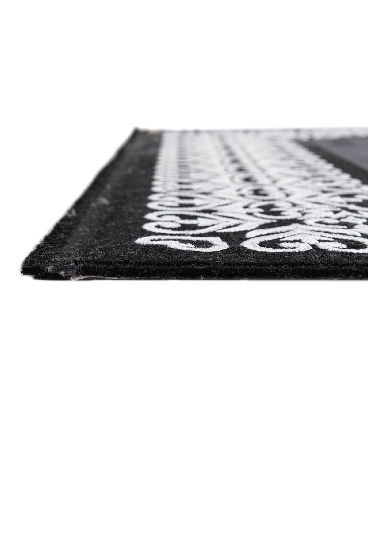 Läufer Luxus Teppich Laax in Schwarz von Hadorn™ - Lifestyle Image
