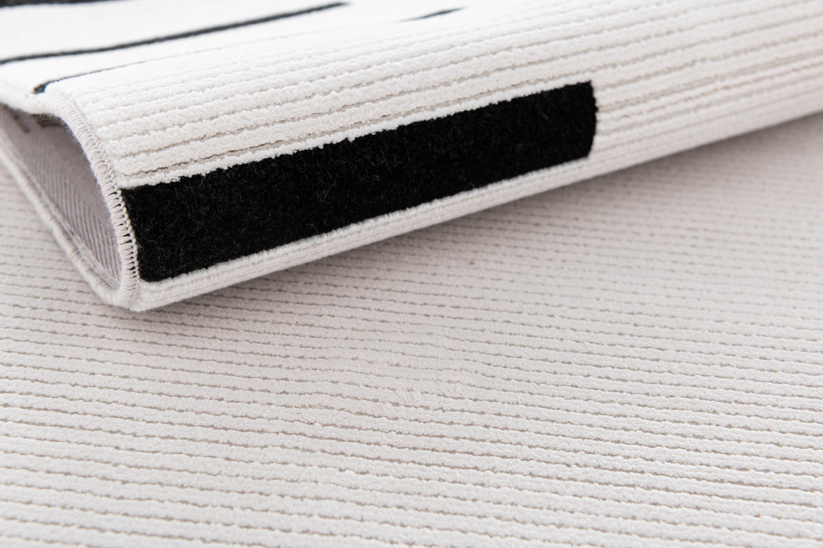 Rechteck Luxus Teppich Laax in Grau von Hadorn™ - Lifestyle Image