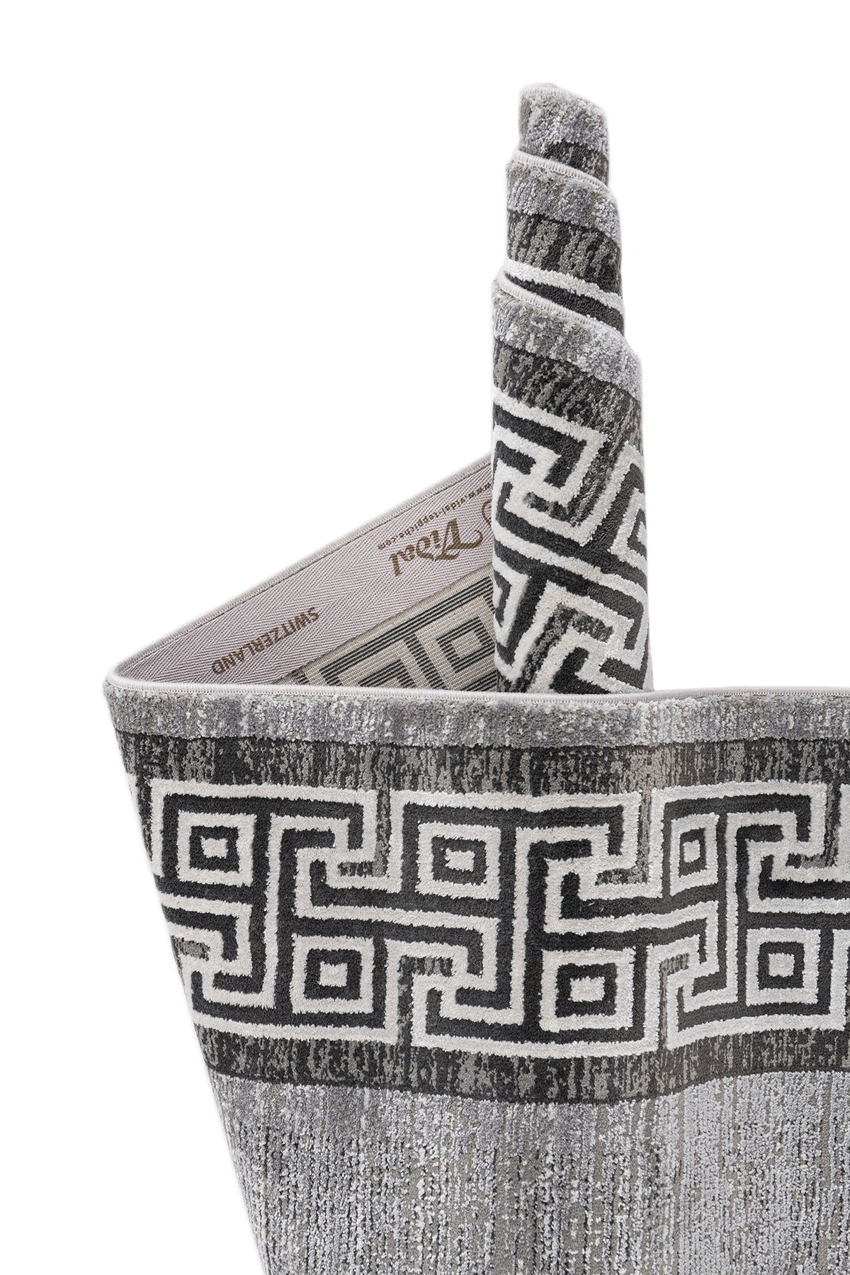 Rechteck Luxus Teppich Zurich in Grau von Hadorn™ - Lifestyle Image