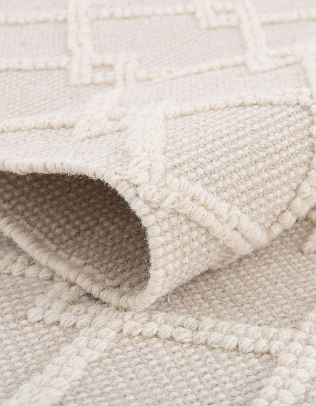 Wolle und Baumwolle Teppich Jill Zarin Dorset in Vanilleschote von Hadorn™ - Lifestyle Image