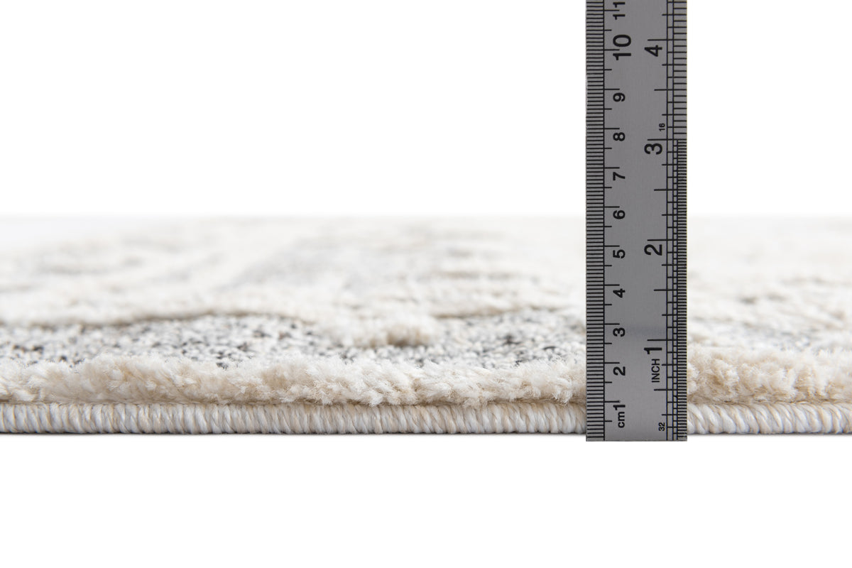 Rechteck Teppich Vevey in Weiss von Hadorn™ - Lifestyle Image