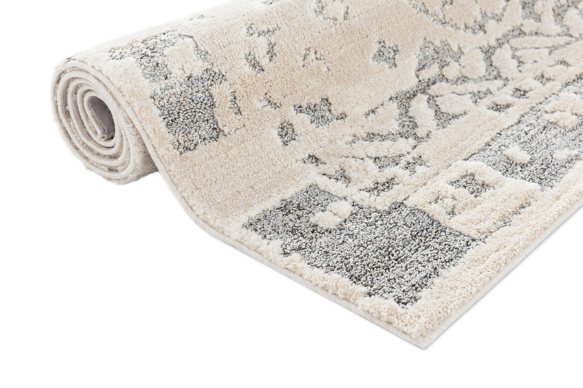 Rechteck Teppich Vevey in Weiss von Hadorn™ - Lifestyle Image