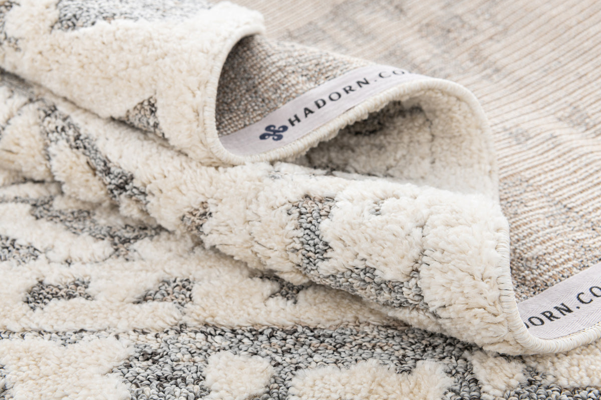 Rechteck Teppich Vevey in Weiss von Hadorn™ - Lifestyle Image