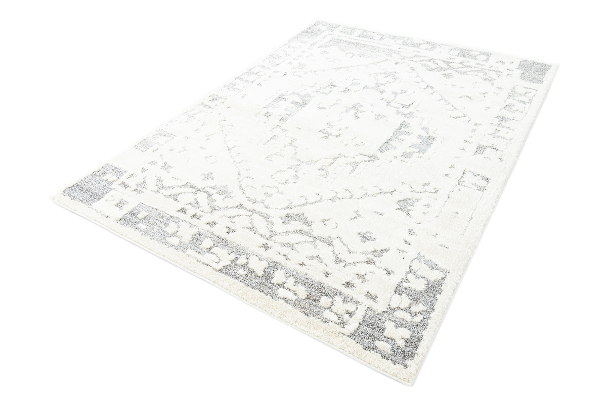 Rechteck Teppich Vevey in Weiss von Hadorn™ - Lifestyle Image