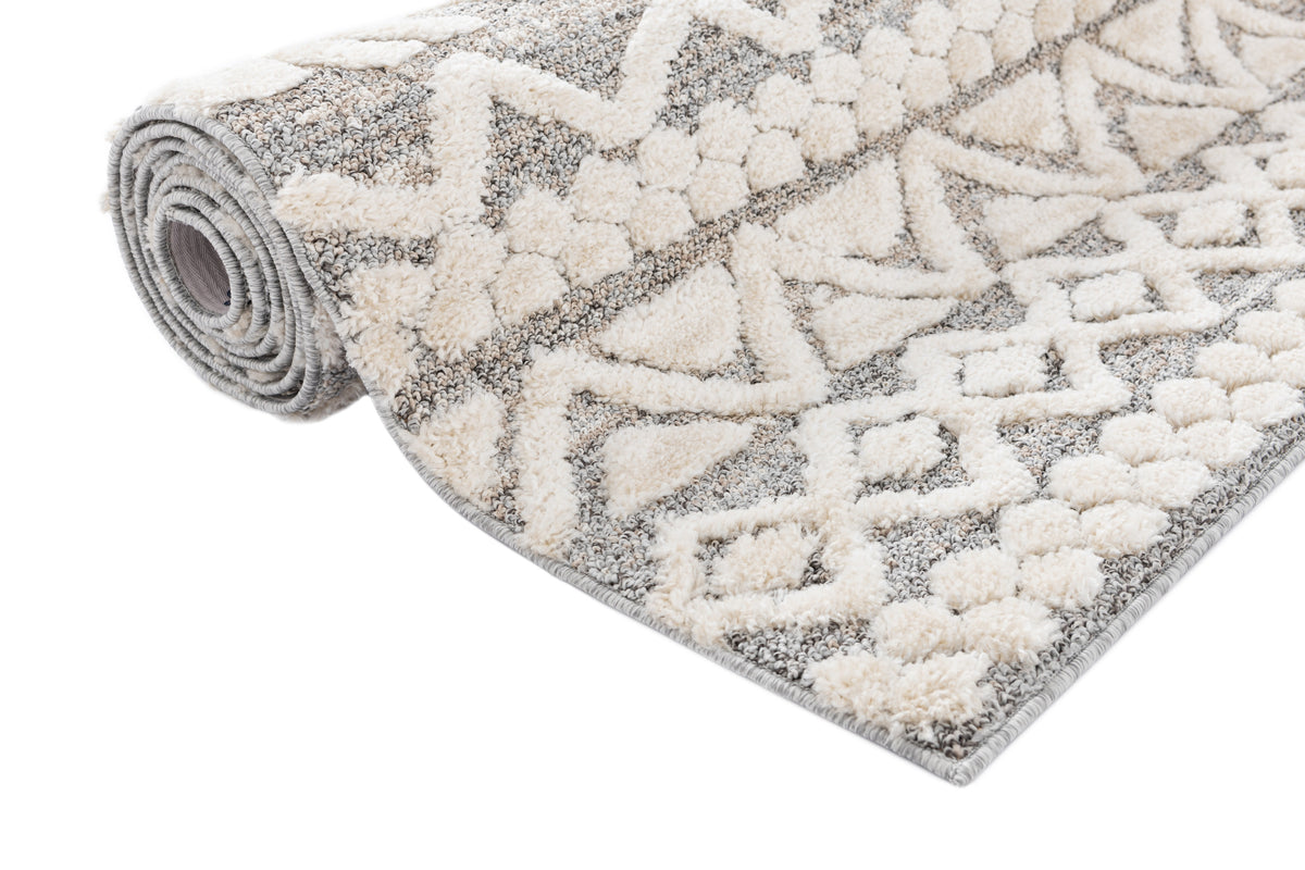 Rechteck Teppich Vevey in Weiss von Hadorn™ - Lifestyle Image