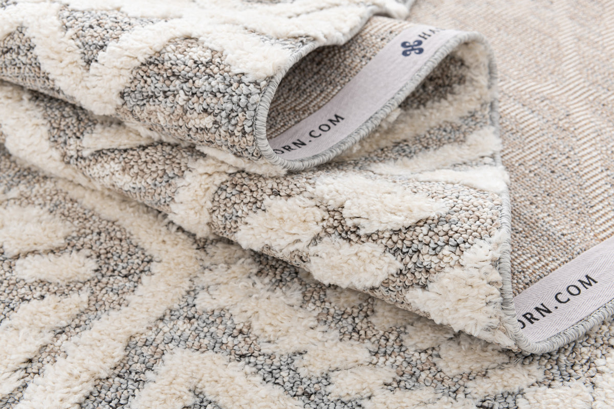 Rechteck Teppich Vevey in Weiss von Hadorn™ - Lifestyle Image