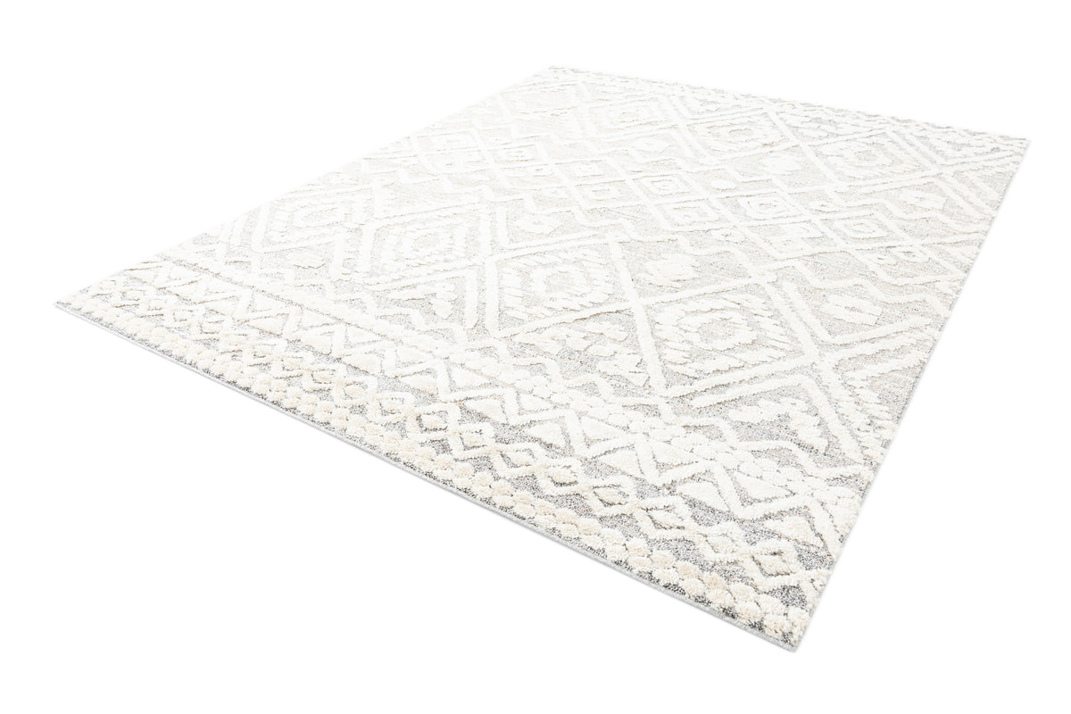 Rechteck Teppich Vevey in Weiss von Hadorn™ - Lifestyle Image