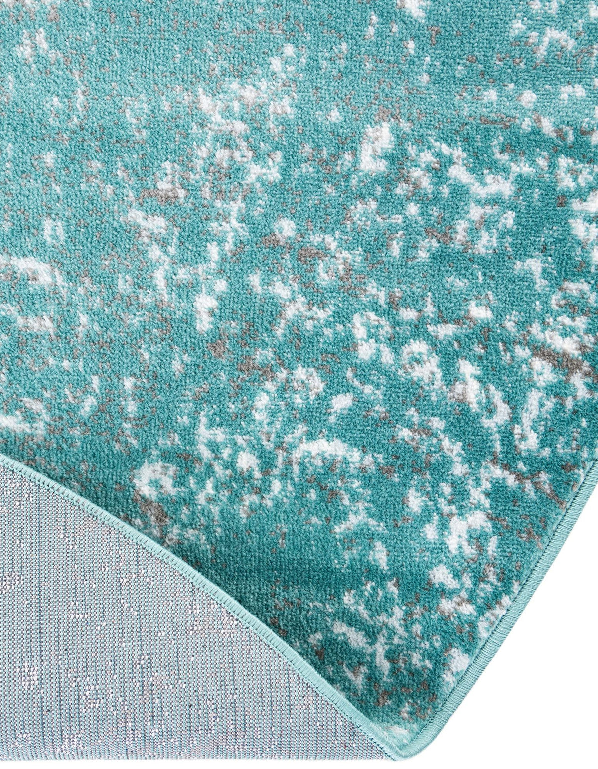 Oval Teppich Monaco in Türkis von Hadorn™ - Lifestyle Image