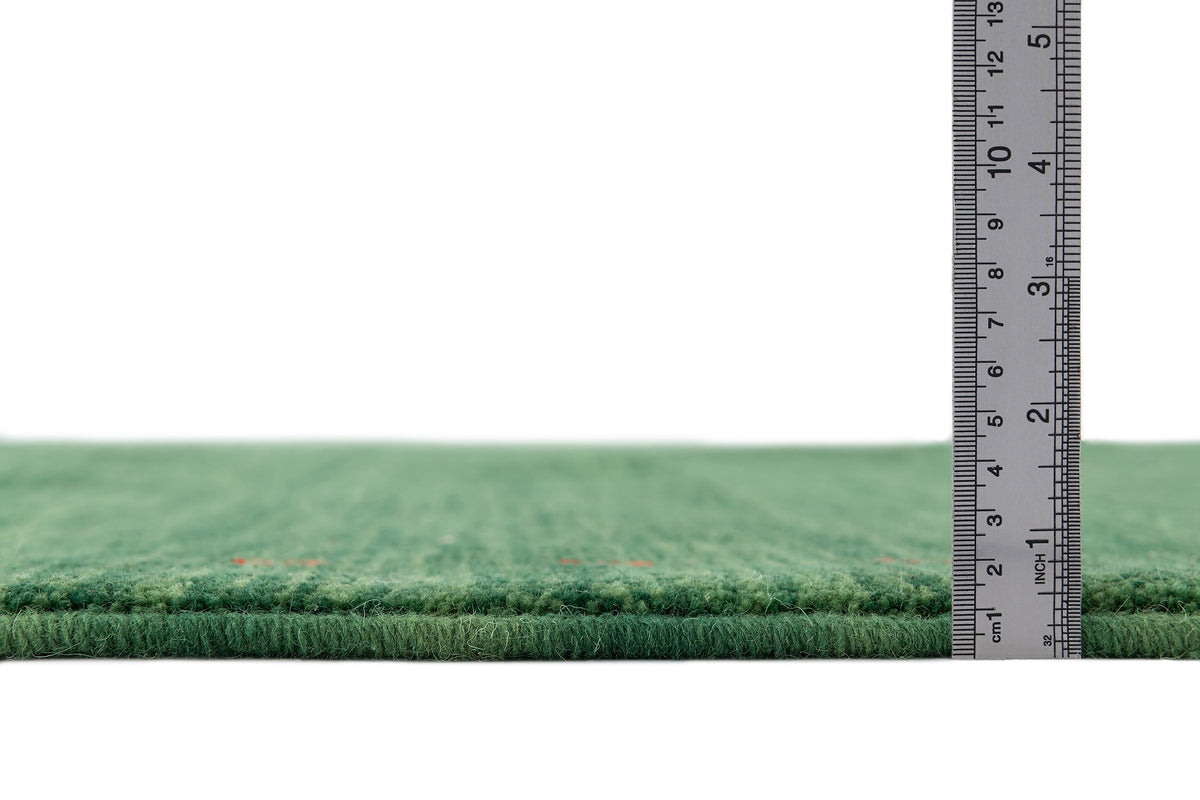 Rechteck Teppich Emmen in Grün von Hadorn™ - Lifestyle Image