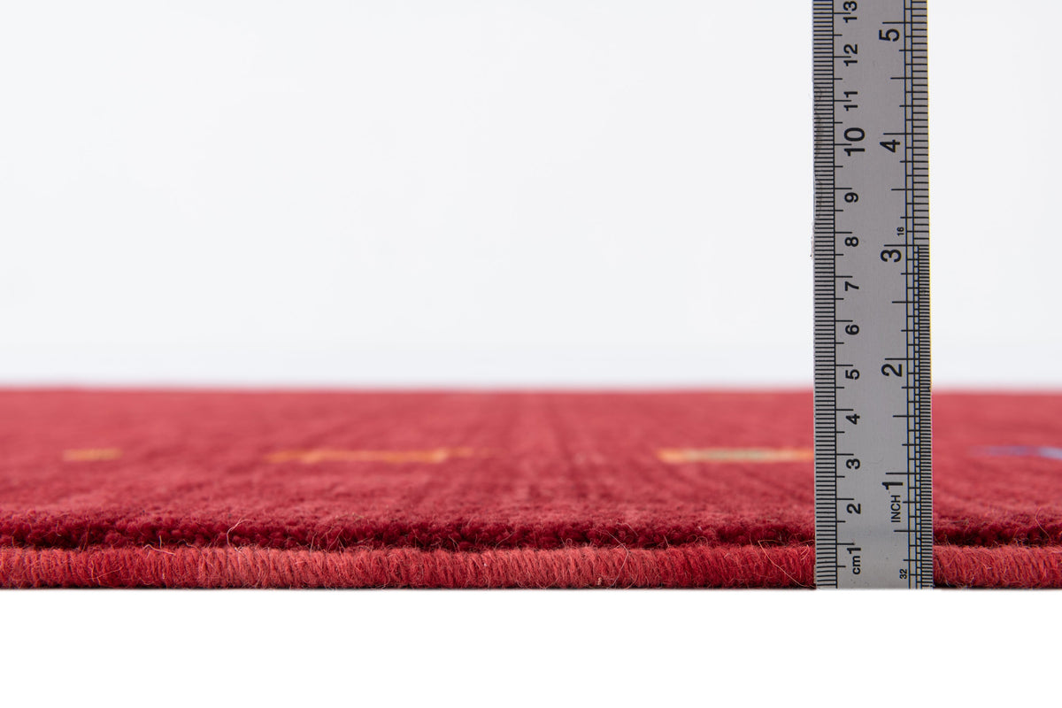 Rechteck Teppich Emmen in Rot von Hadorn™ - Lifestyle Image