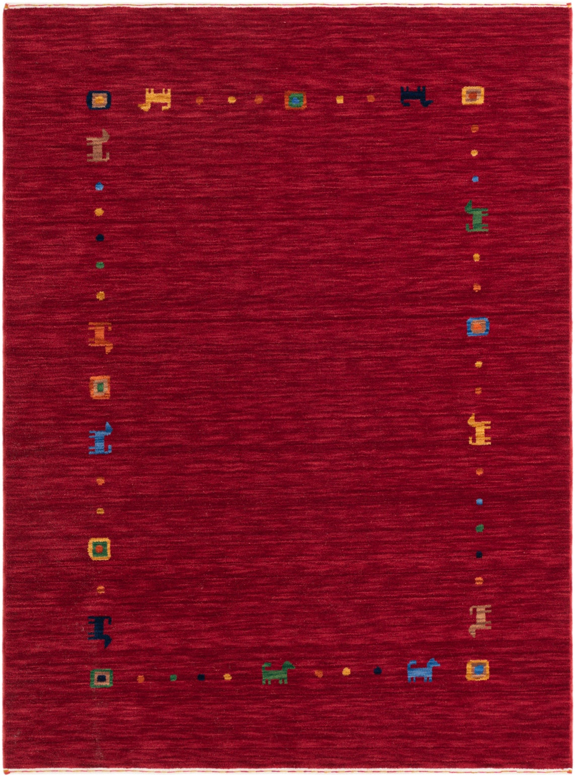 Rechteck Teppich Emmen in Rot von Hadorn™ - Lifestyle Image