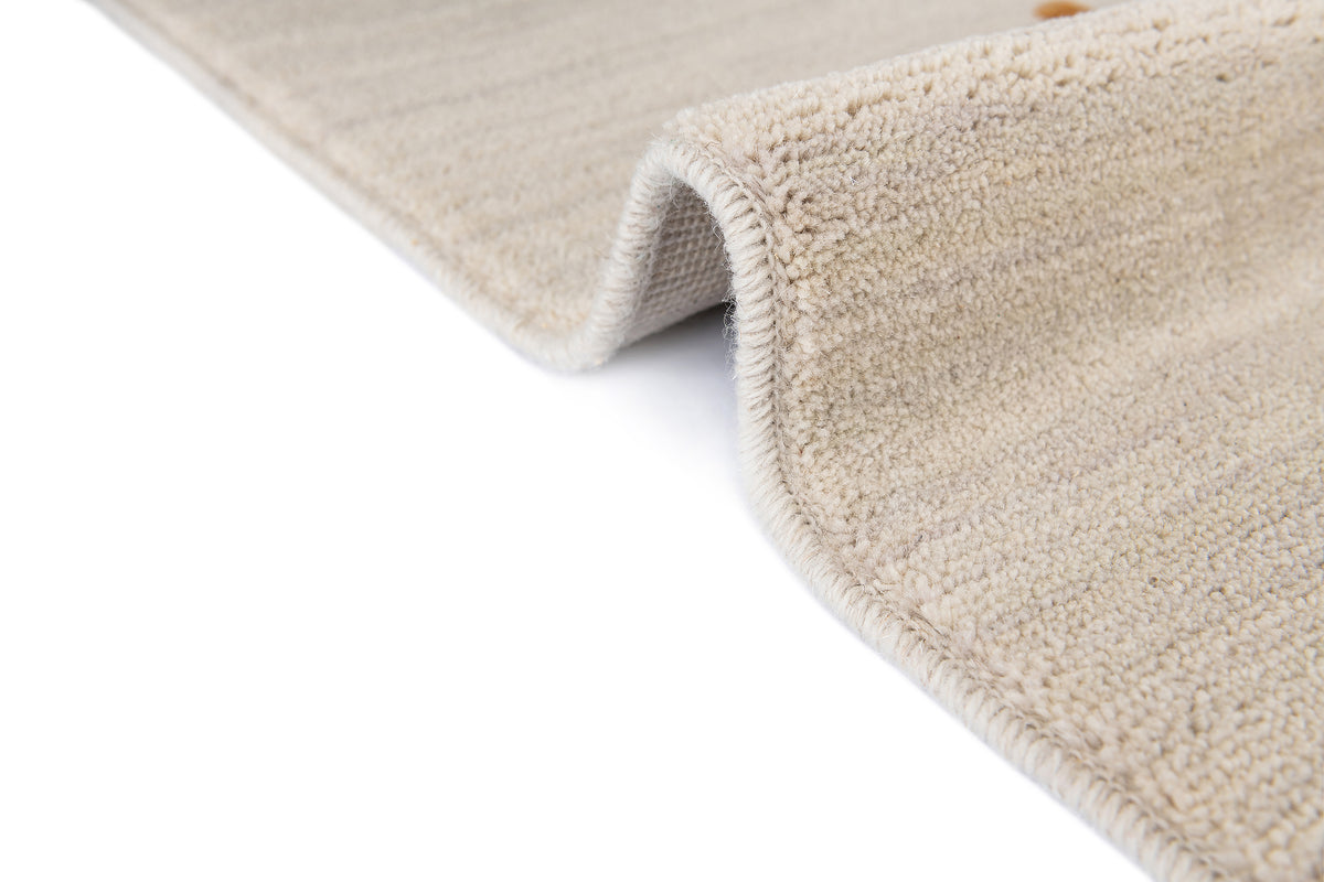Quadratisch Teppich Emmen in Beige von Hadorn™ - Lifestyle Image