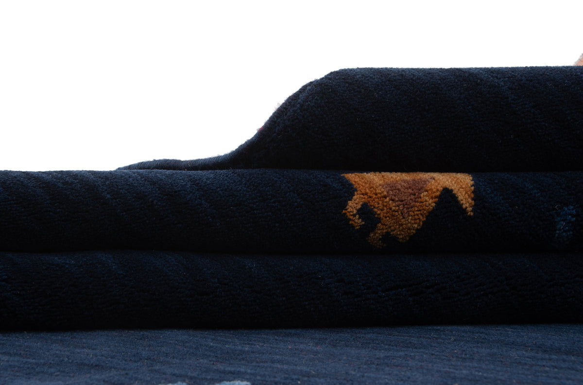 Rechteck Teppich Emmen in Blau von Hadorn™ - Lifestyle Image