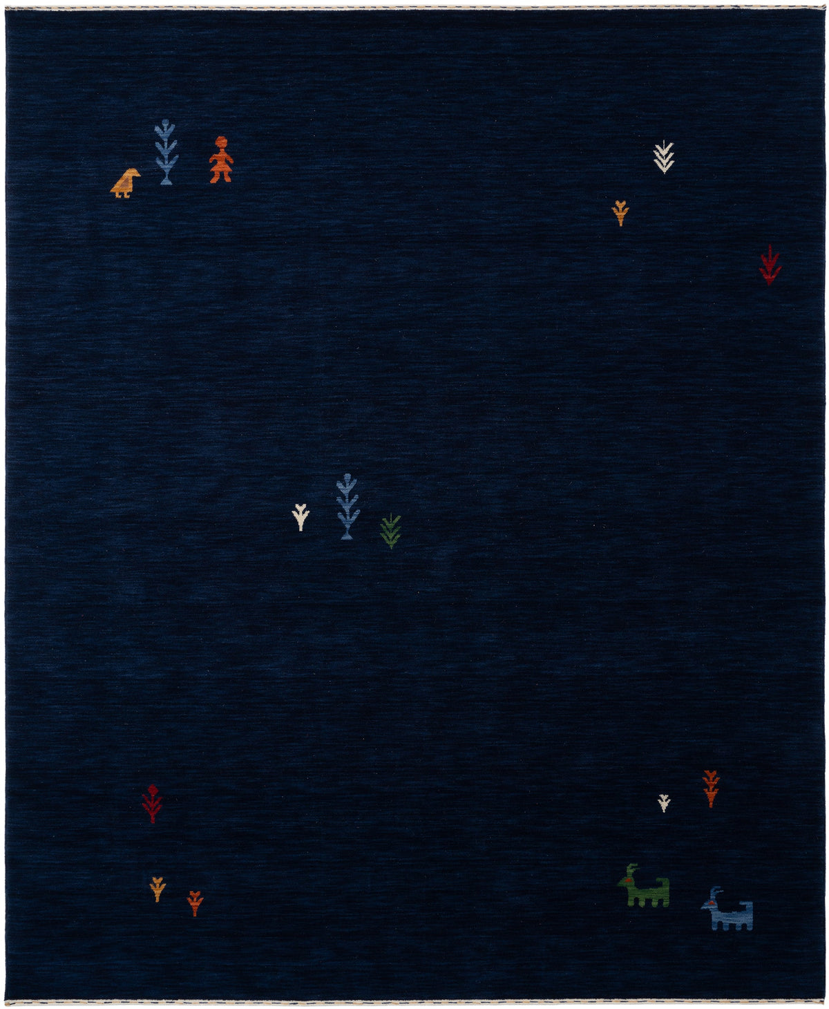 Rechteck Teppich Emmen in Blau von Hadorn™ - Lifestyle Image