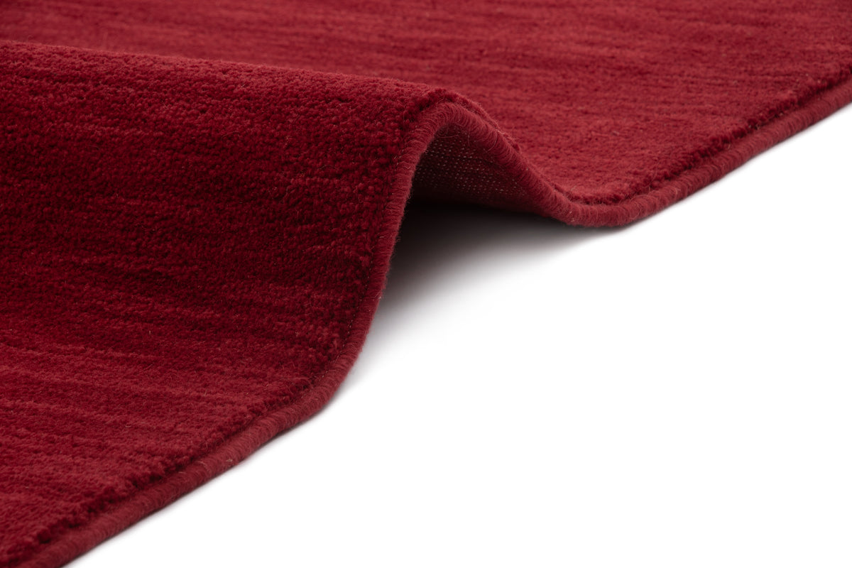 Quadratisch Teppich Emmen in Rot von Hadorn™ - Lifestyle Image