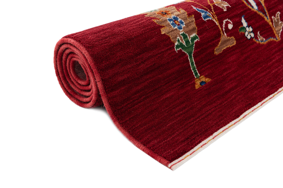 Rechteck Teppich Emmen in Rot von Hadorn™ - Lifestyle Image