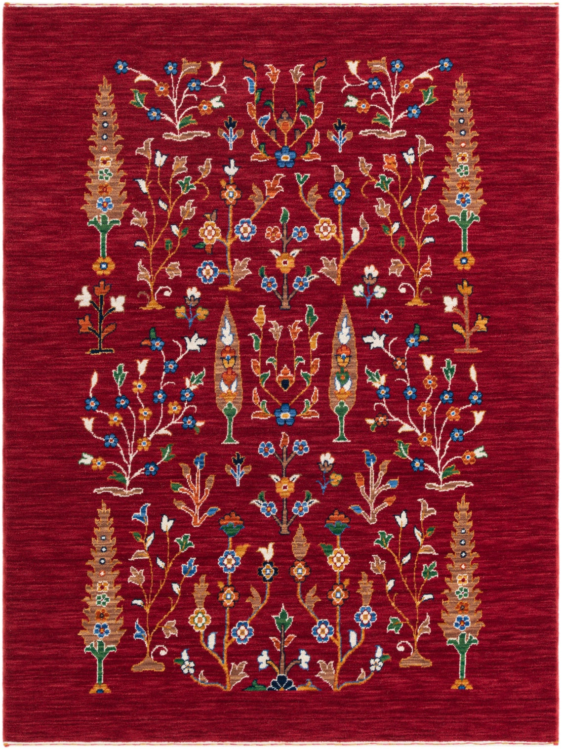 Rechteck Teppich Emmen in Rot von Hadorn™ - Lifestyle Image