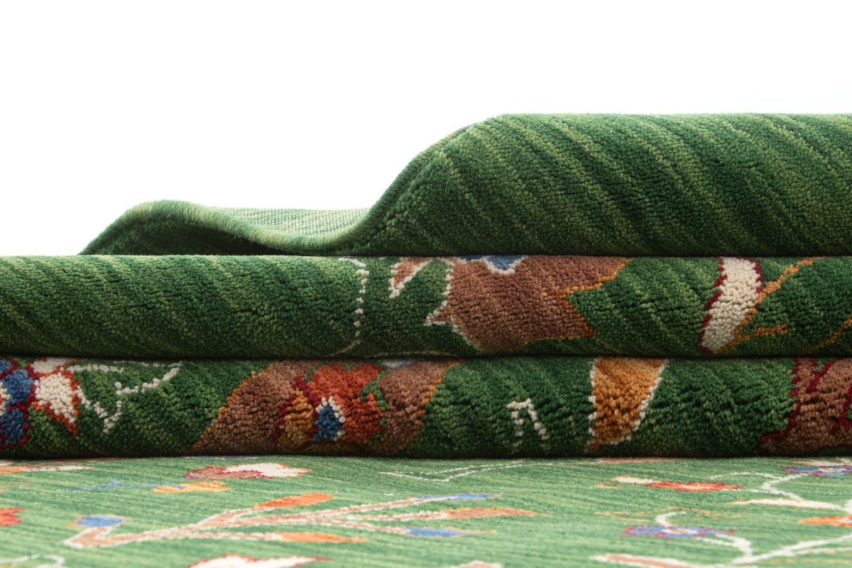 Rechteck Teppich Emmen in Grün von Hadorn™ - Lifestyle Image