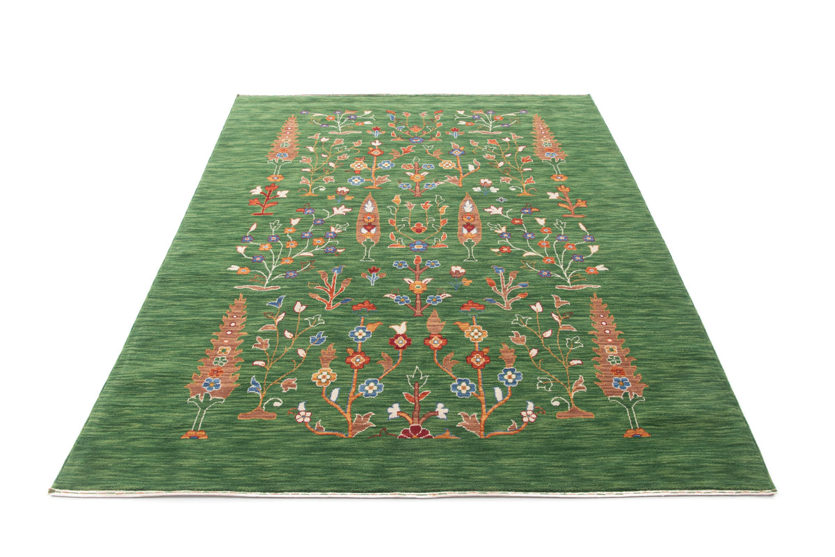 Rechteck Teppich Emmen in Grün von Hadorn™ - Lifestyle Image