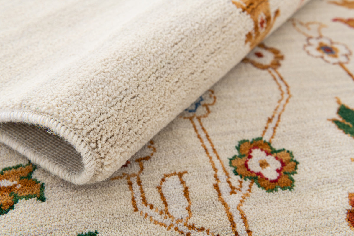 Quadratisch Teppich Emmen in Beige von Hadorn™ - Lifestyle Image