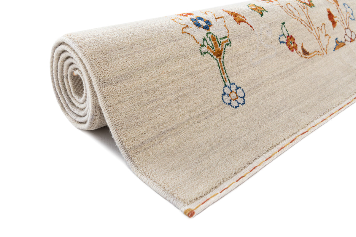 Quadratisch Teppich Emmen in Beige von Hadorn™ - Lifestyle Image