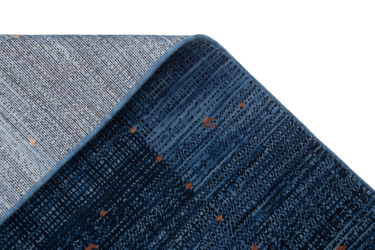 Rechteck Teppich Emmen in Blau von Hadorn™ - Lifestyle Image