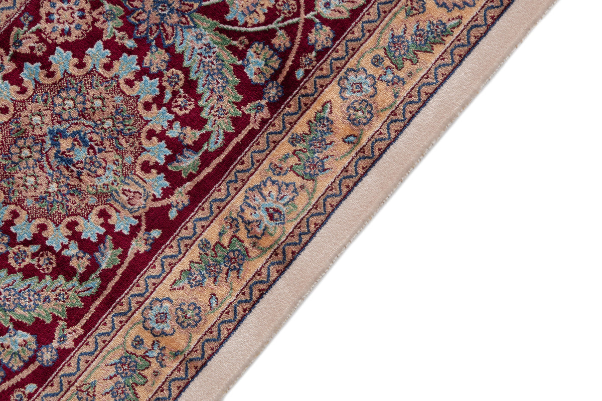 Rund Teppich Kalopsia Ravi in Braun von Hadorn™ - Lifestyle Image